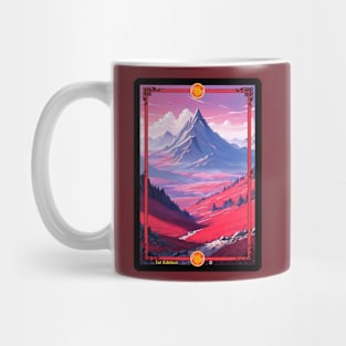 Mountain Landscape Scene - CCG Borderless Full Art - 1st Edition Mug